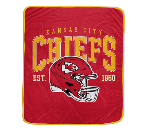 Kansas City Chiefs 50" x 60" Vintage Arch Block Blanket