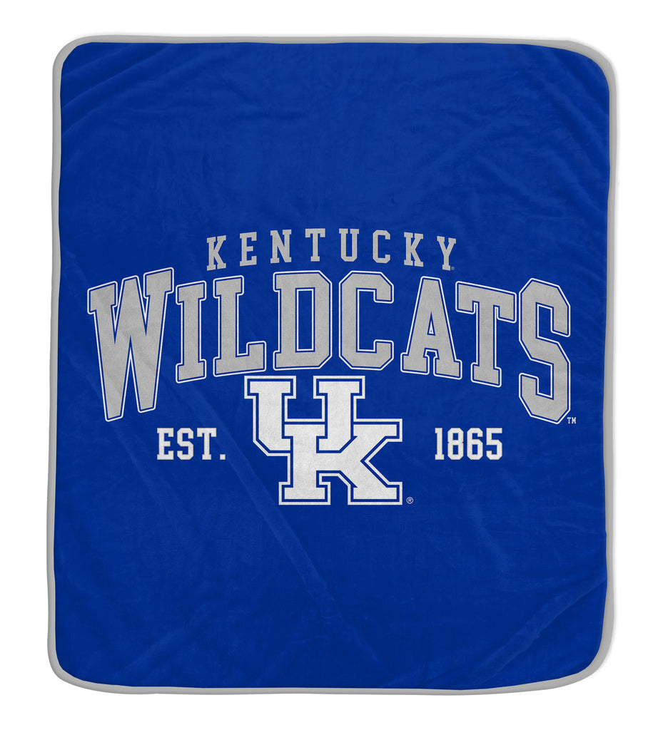 Kentucky Wildcats 50" x 60" Vintage Arch Block Blanket