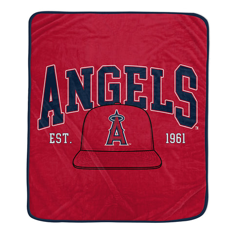 Los Angeles Angels 50" x 60" Vintage Arch Block Blanket