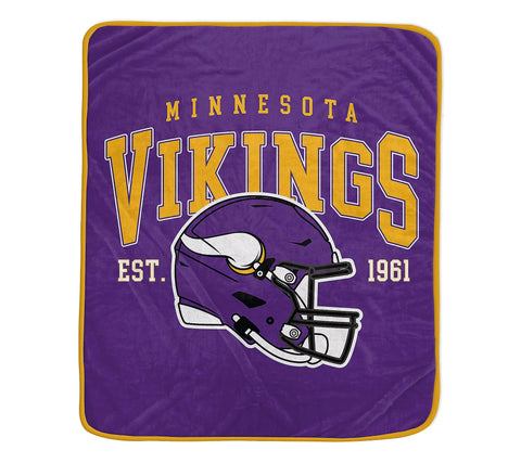 Minnesota Vikings 50" x 60" Vintage Arch Block Blanket