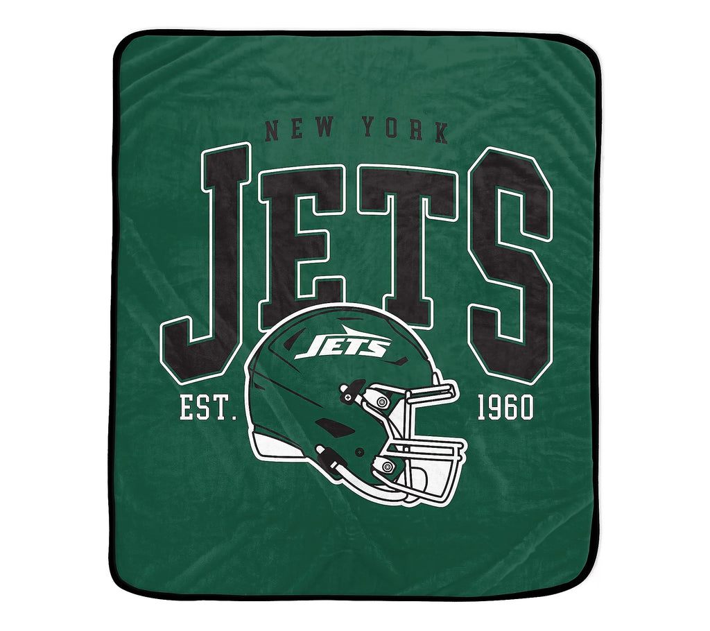 New York Jets 50" x 60" Vintage Arch Block Blanket