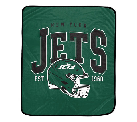 New York Jets 50" x 60" Vintage Arch Block Blanket