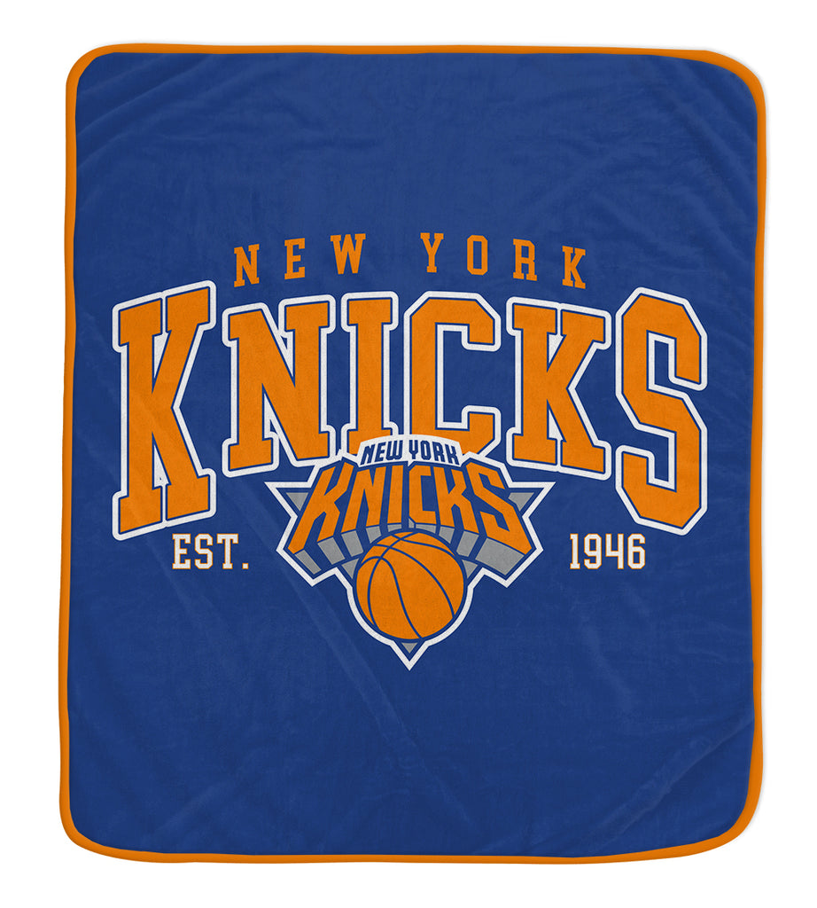 New York Knicks 50" x 60" Vintage Arch Block Blanket