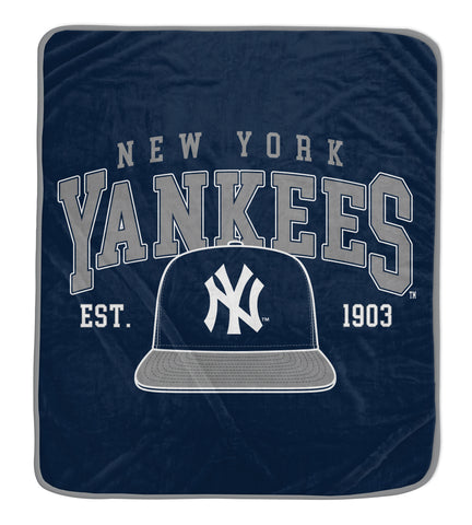 New York Yankees 50" x 60" Vintage Arch Block Blanket