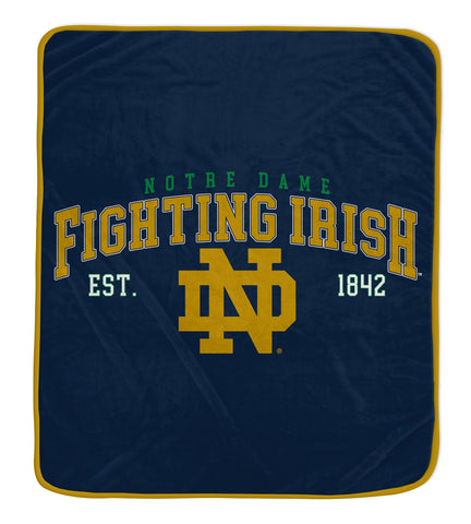 Notre Dame Fighting Irish 50" x 60" Vintage Arch Block Blanket