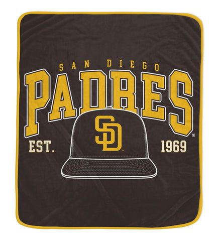 San Diego Padres 50" x 60" Vintage Arch Block Blanket