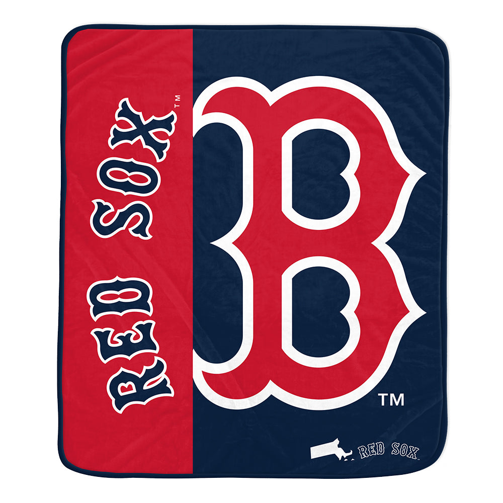 Boston Red Sox 50" x 60" End Zone Roll Throw Blanket
