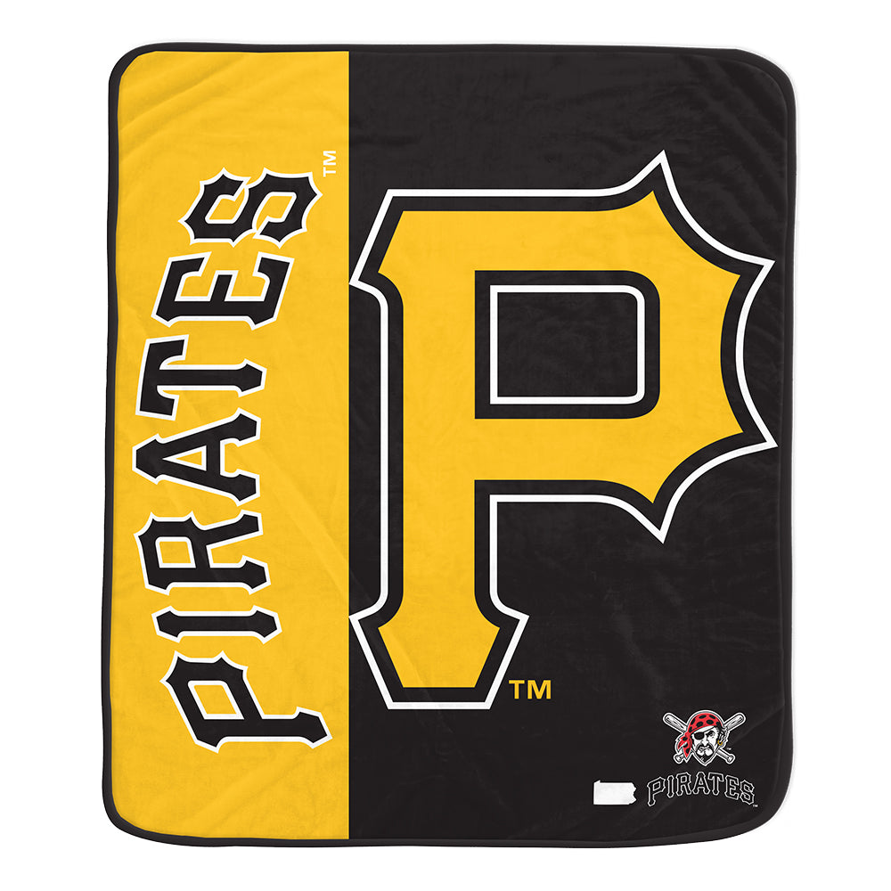 Pittsburgh Pirates 50" x 60" End Zone Roll Throw Blanket