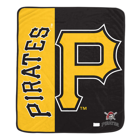 Pittsburgh Pirates 50" x 60" End Zone Roll Throw Blanket