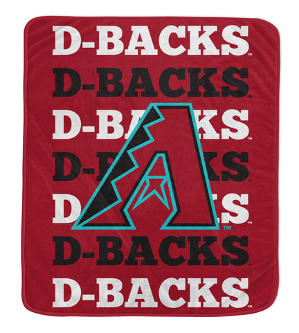 Arizona Diamondbacks 50" x 70" Repeat Refresh Premium Plush Throw Blanket