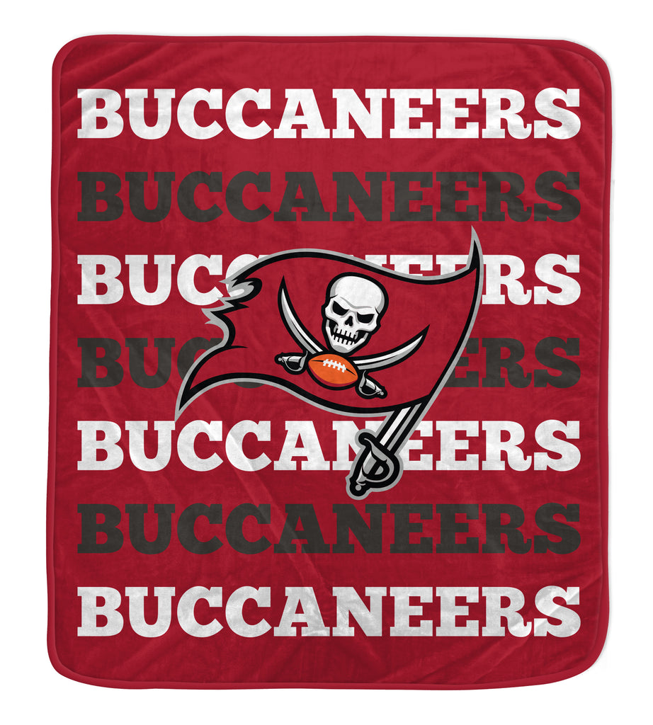 Tampa Bay Buccaneers 60" x 70" Repeat Refresh Premium Plush Throw Blanket