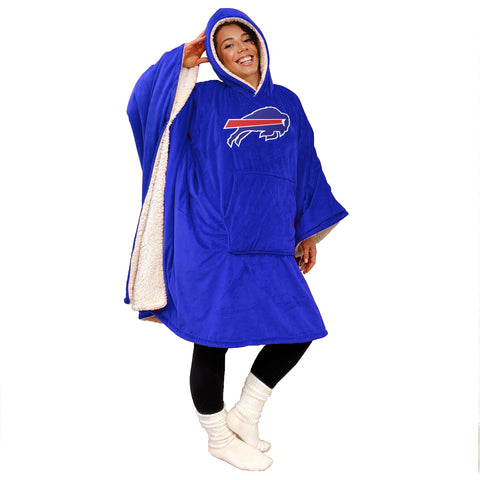 Buffalo Bills Unisex Wearable Hooded Fleece Poncho