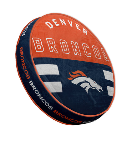 Denver Broncos 15" Plushie Circle Pillow