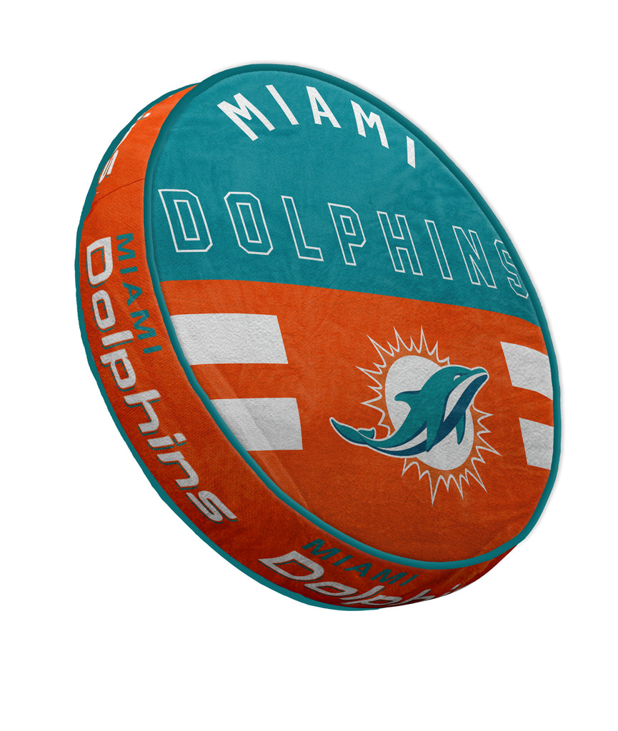 Miami Dolphins 15" Plushie Circle Pillow