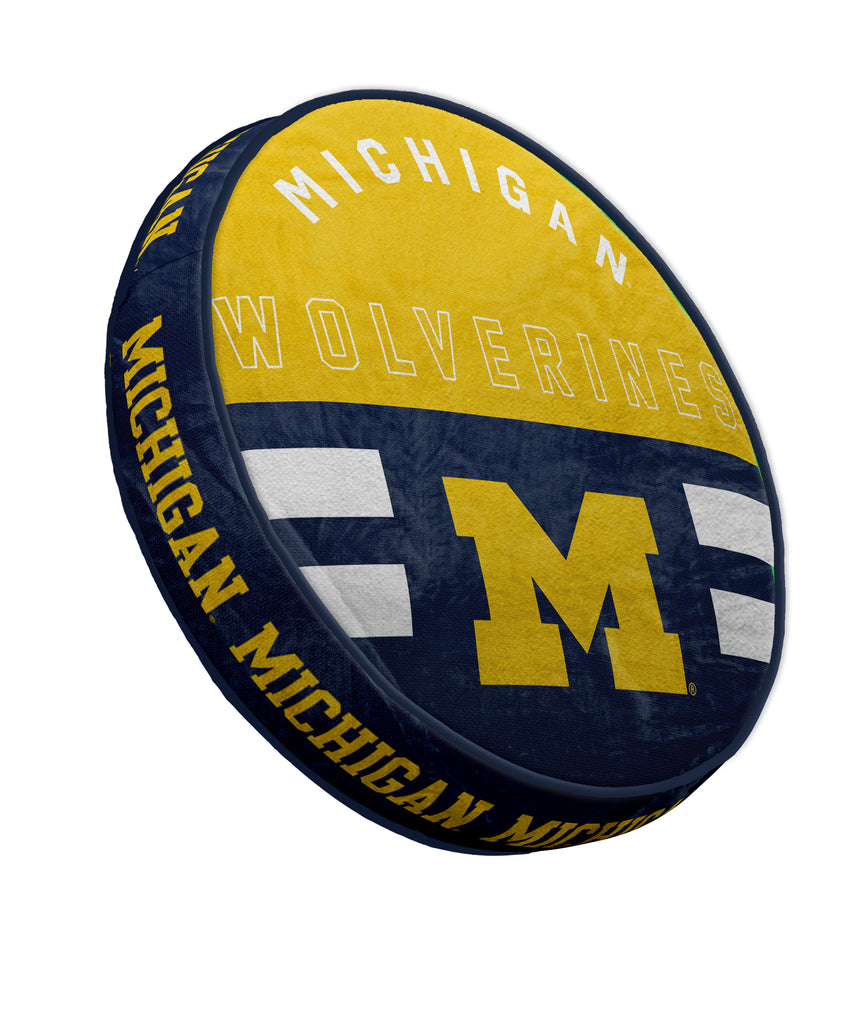 Michigan Wolverines 15" Plushie Circle Pillow