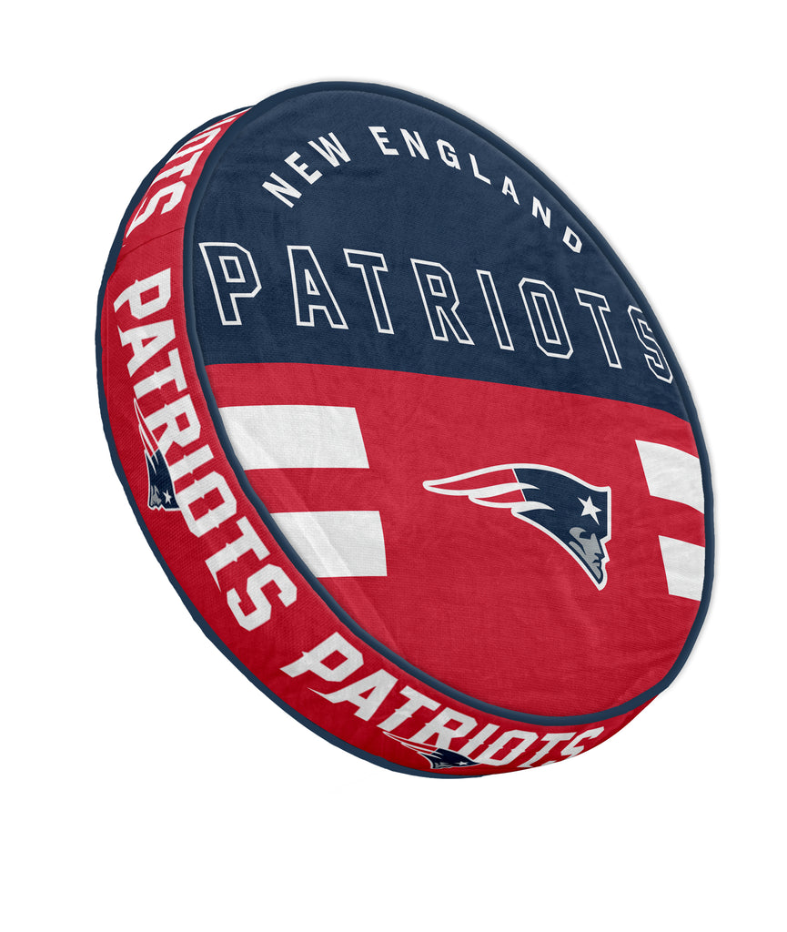 New England Patriots 15" Plushie Circle Pillow