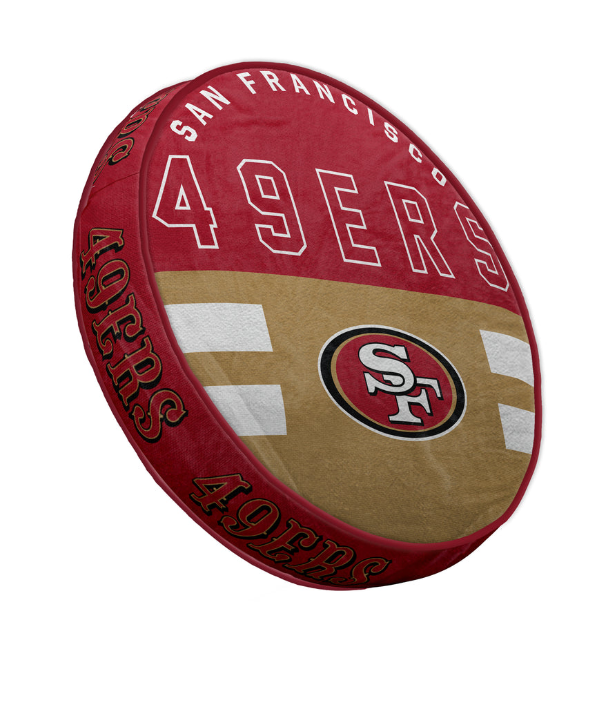 San Francisco 49ers 15" Plushie Circle Pillow