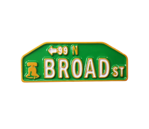 Pinadelphia - Broad St Sign Pin