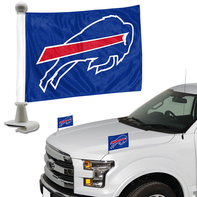 Buffalo Bills Ambassador Auto Flag Pair