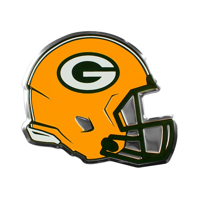 Green Bay Packers Helmet Auto Emblem