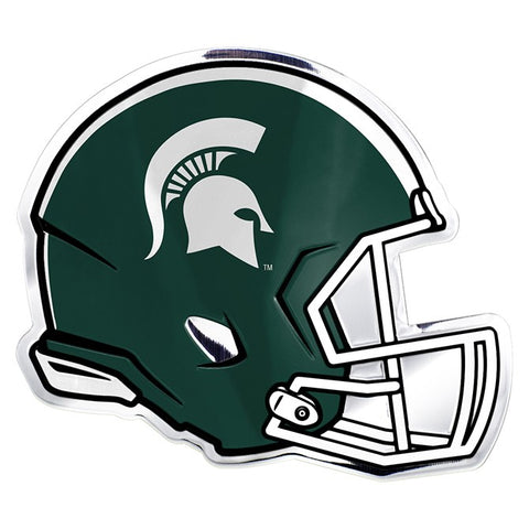 Michigan State Spartans Helmet Auto Emblem