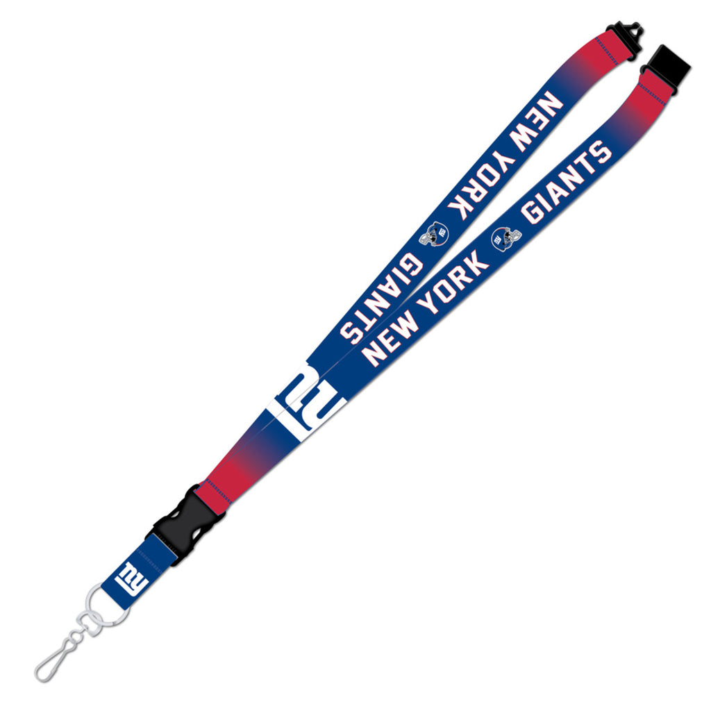 New York Giants 2 Tone Soft Lanyard