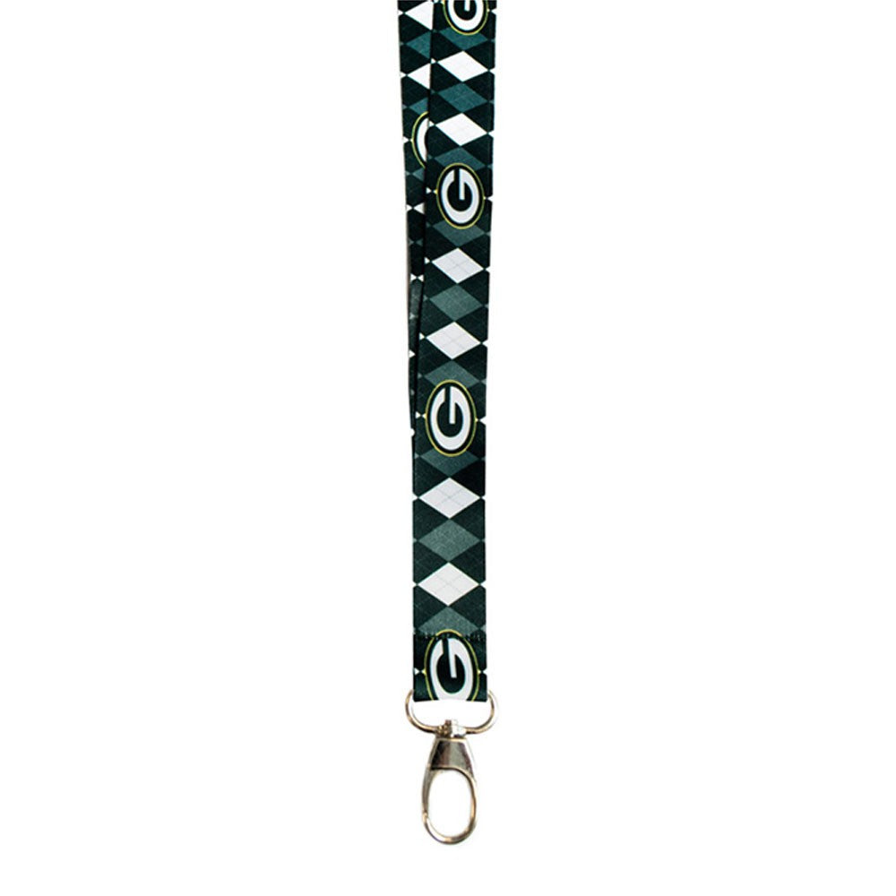 Green Bay Packers Argyle Lanyard