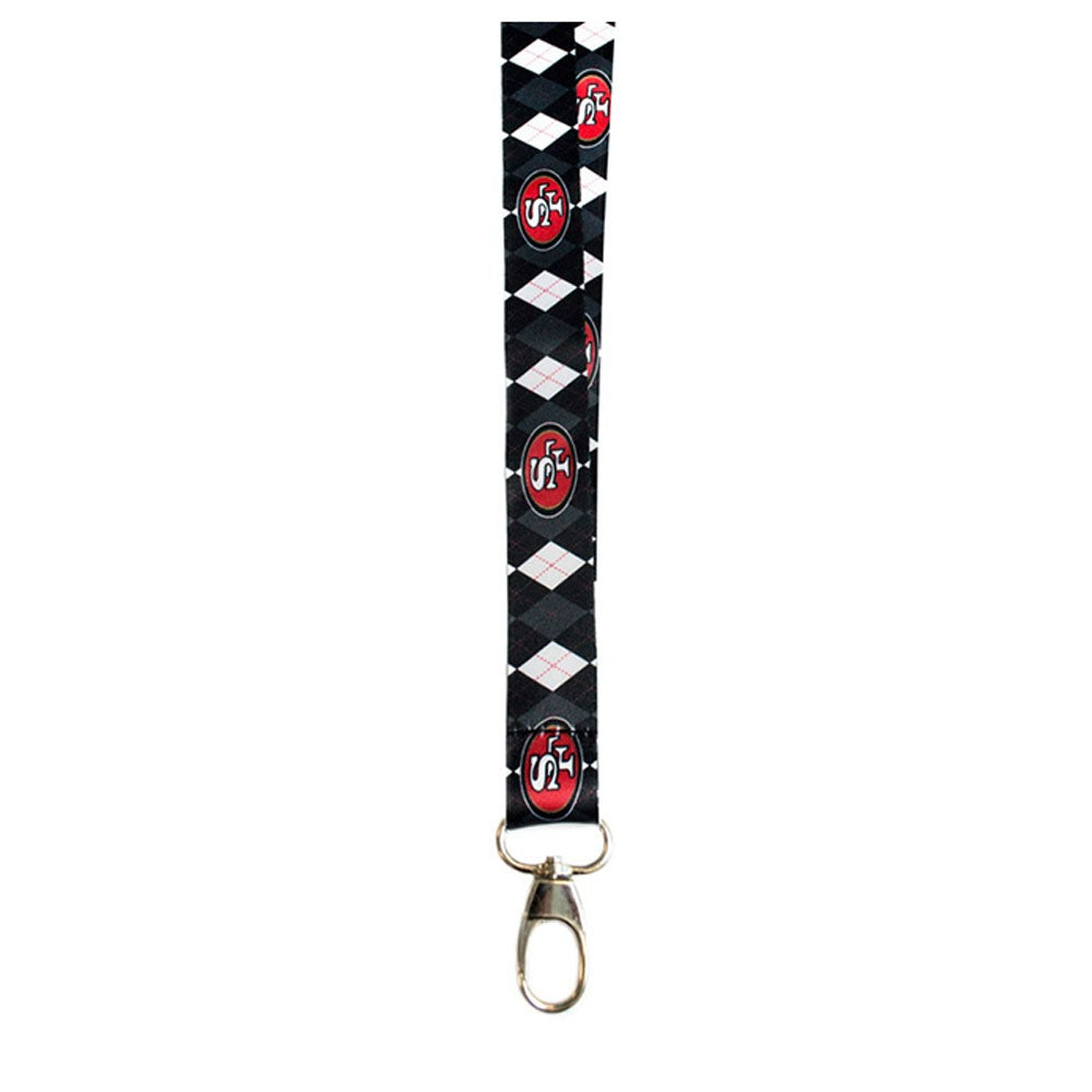 San Francisco 49ers Argyle Lanyard