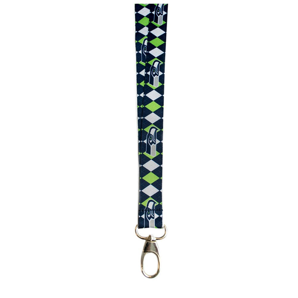 Seattle Seahawks Argyle Lanyard