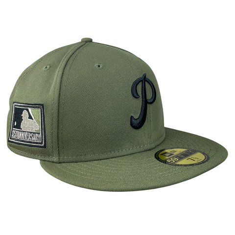 Philadelphia Phillies Retro Olive with Camo UV 125th Anniversary Sidepatch 5950 Fitted Hat
