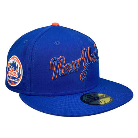 59FIFTY New York Mets 2025 Alternate Wordmark Light Royal/Gray Mets Ball Patch
