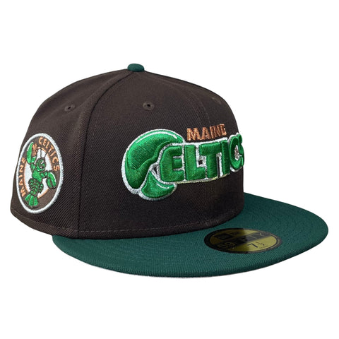59FIFTY Maine Celtics Burnt Wood/Green/Gray Crest Patch