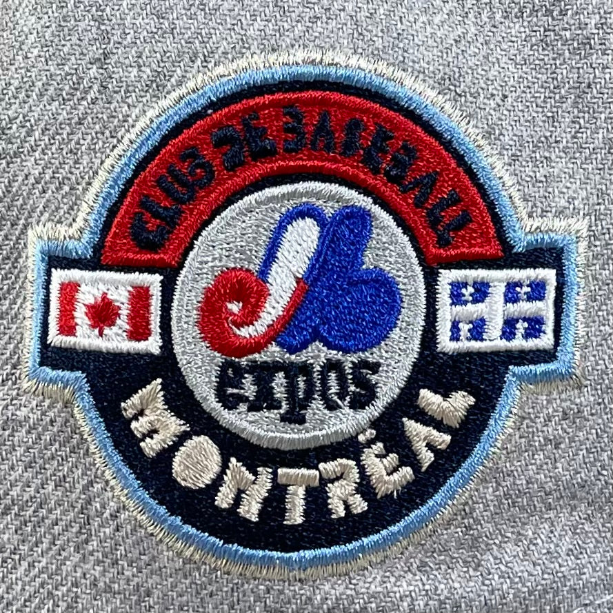 59FIFTY Montreal Expos Gray/Navy/Green Expos Baseball Patch