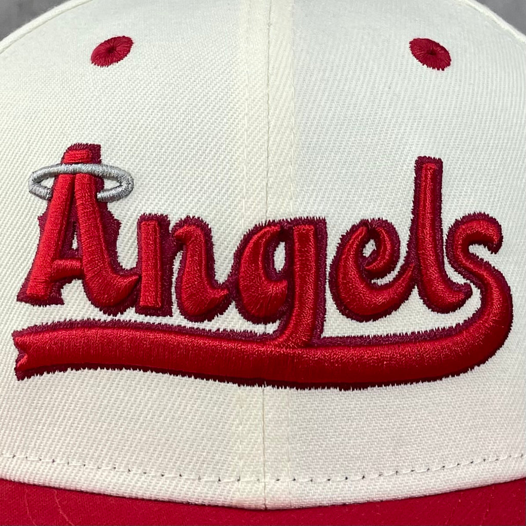 Demo World City of Angels LA Fitted Hat Red/Grey - US