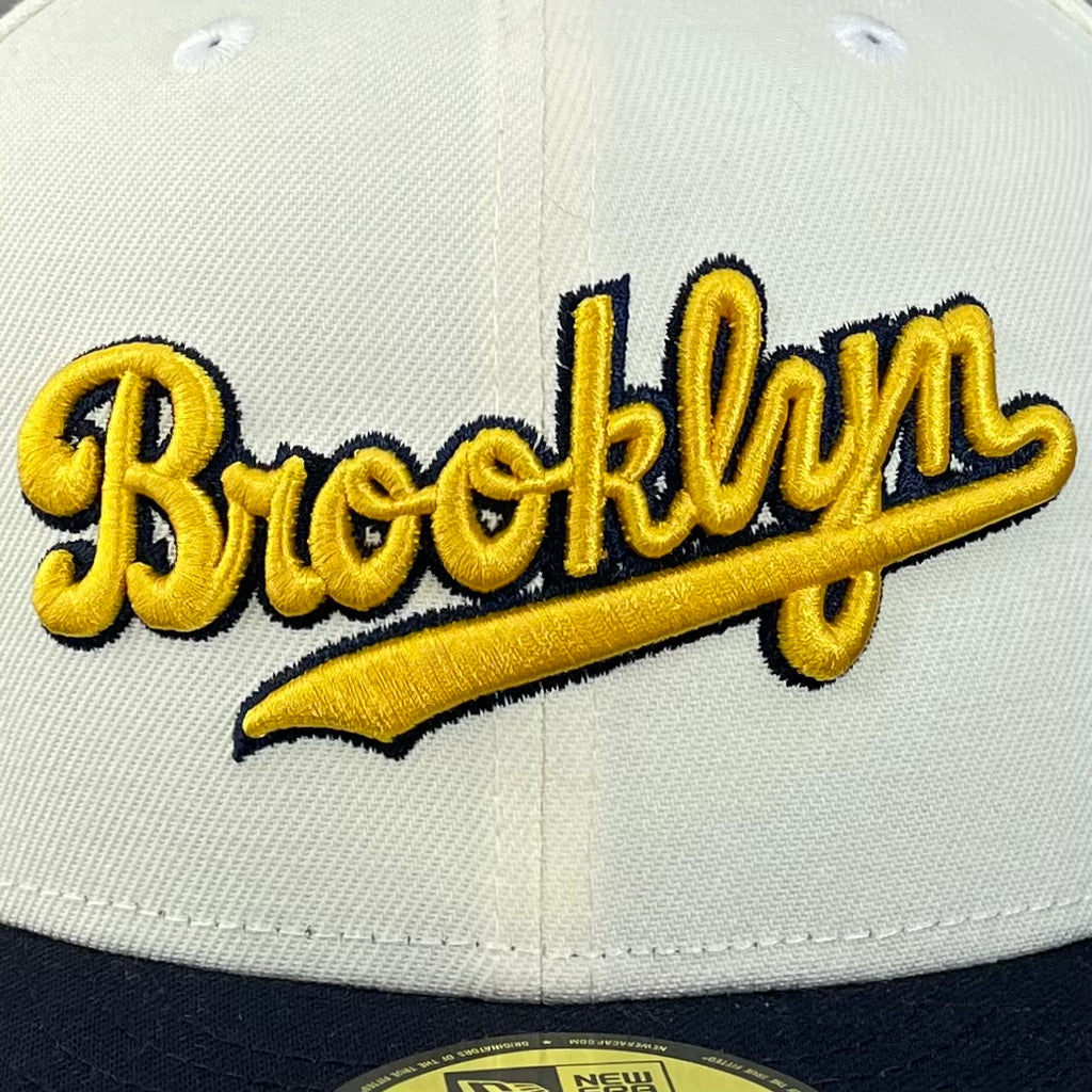 Brooklyn Dodgers Chrome Corduroy Brim Pro Image Exclusive 1955 Patch Green  UV 59FIFTY Fitted Hat