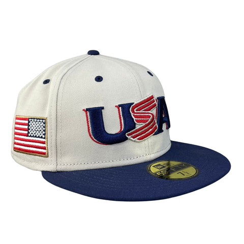 59FIFTY United States Stone/Navy.Green Country Flag Patch