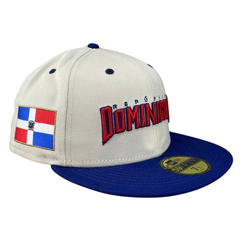 59FIFTY Dominican Republic Stone/Blue/Green Country Flag Patch