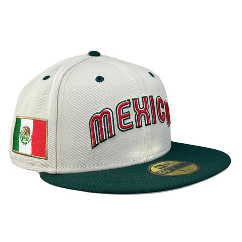59FIFTY Mexico Stone/Green/Gray Country Flag Patch