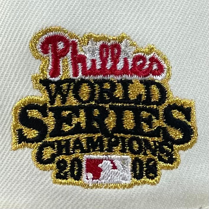 Hat Club Philadelphia Phillies World Series Gold Digger Collection SZ 7 3/8  New