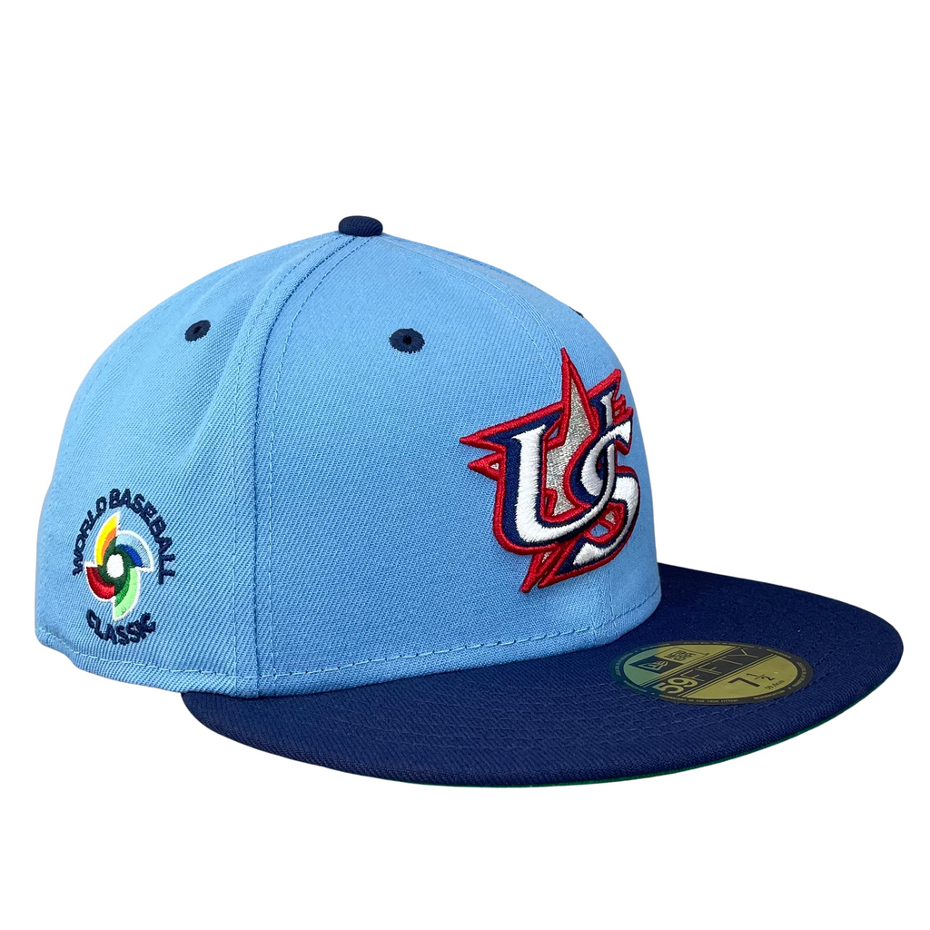 59FIFTY Team USA Sky Blue/Navy/Green World Baseball Classic Logo Patch