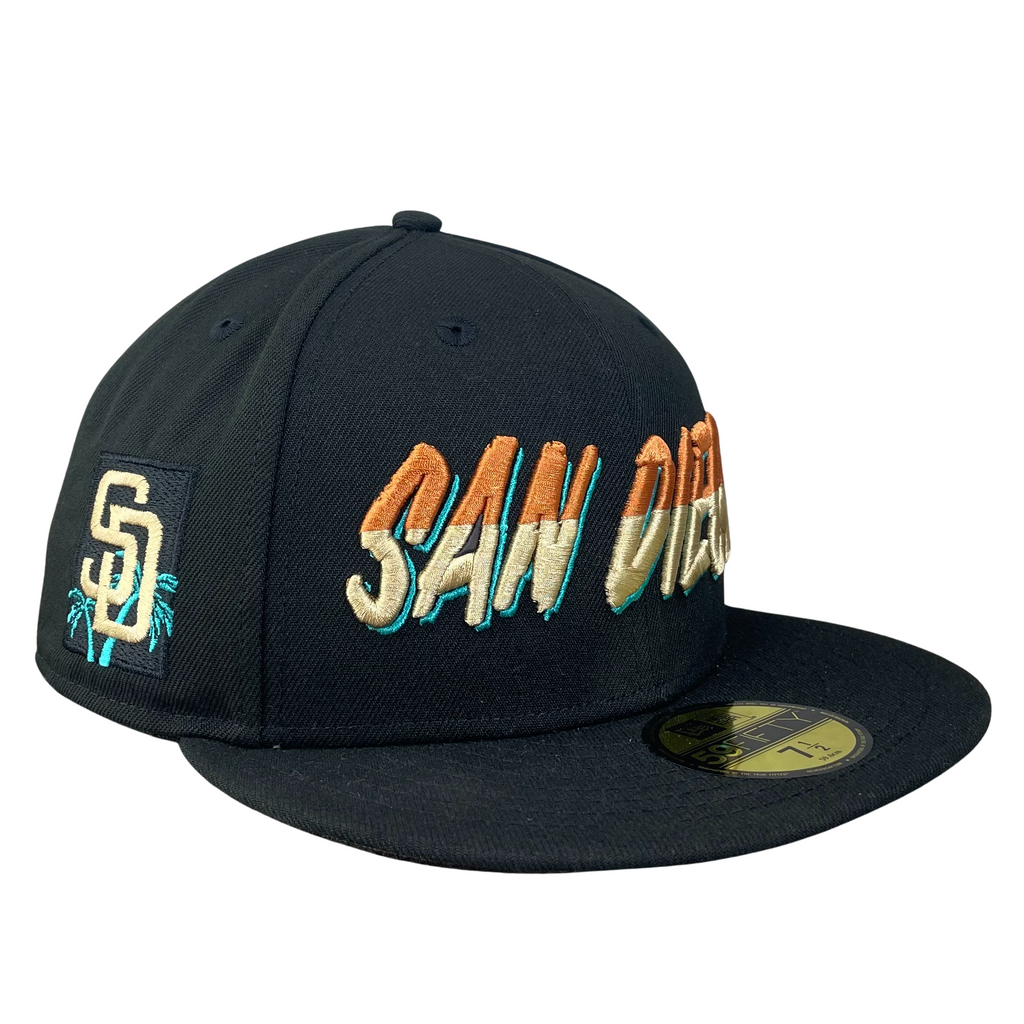 59FIFTY San Diego Padres Black/Gray SD Patch