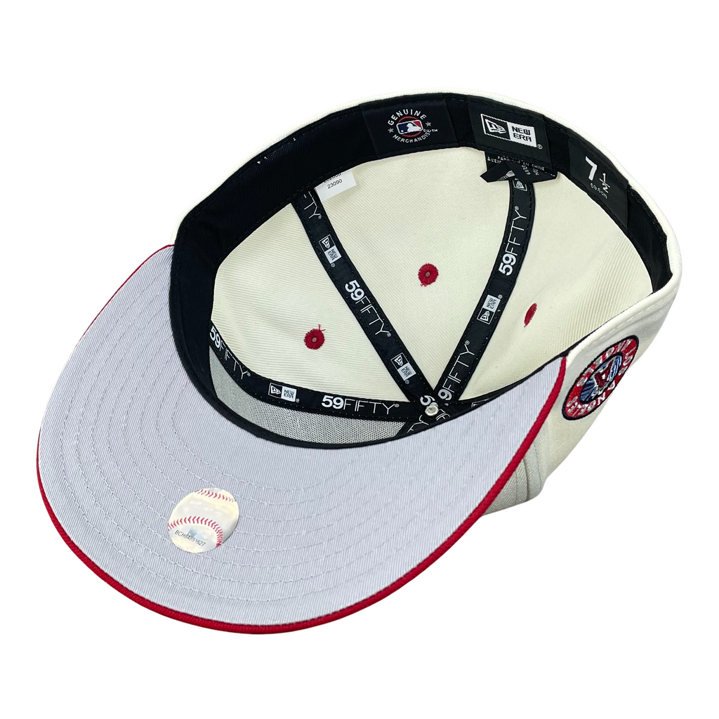 Los Angeles Angels Cream/Red Gray UV 1961 Angels Sidepatch 5950