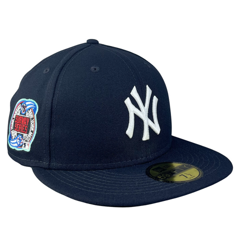 New York Yankees Navy with Mint UV Subway Series Sidepatch 5950 Fitted Hat