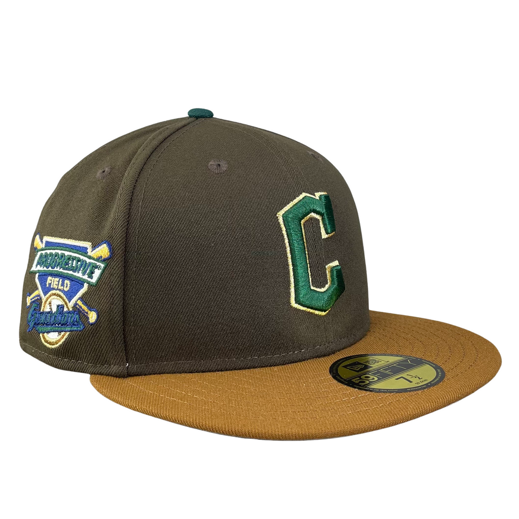 59FIFTY Cleveland Guardians Brown/Peanut/Gray Progressive Field  Patch