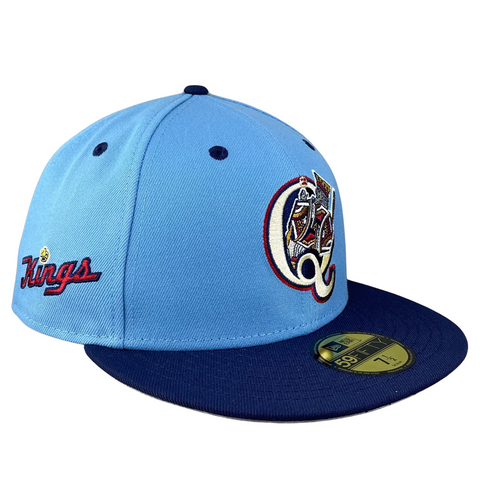59FIFTY Queens Kings Sky Blue/Navy/ Gray Kings Patch