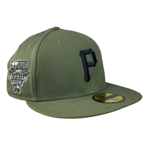 Pittsburgh Pirates Olive with Camo UV 2006 All Star Game Sidepatch 5950 Fitted Hat