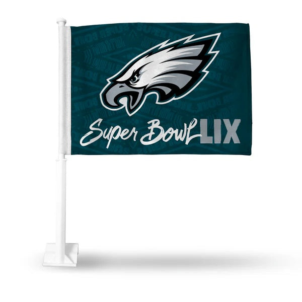 Philadelphia Eagles Super Bowl LIX Car Flag
