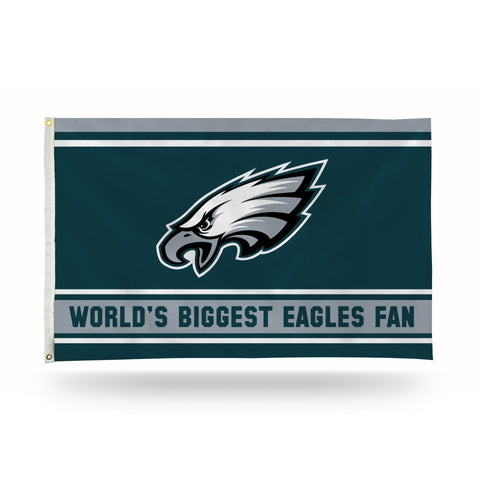 Philadelphia Eagles 3' x 5' Banner Flag - World's Biggest Fan