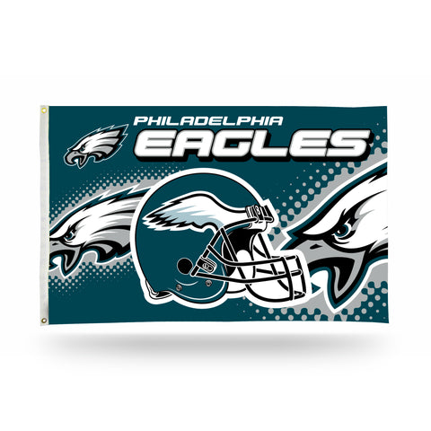 Philadelphia Eagles 3' x 5' Banner Flag - Helmet