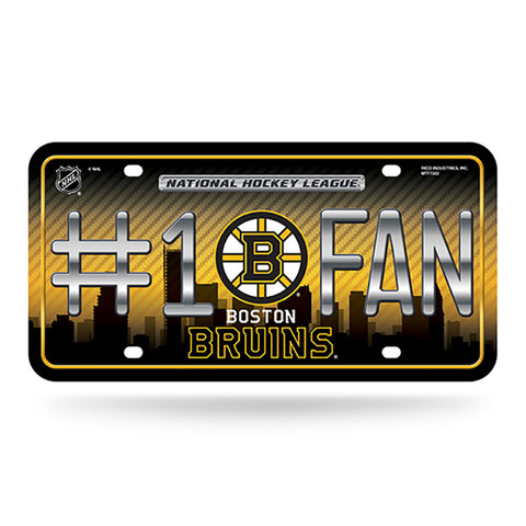 Boston Bruins #1 Fan License Plate